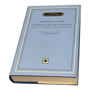 Commentary On Plotinus Vol 5 Ficino Gersh Blue HC Harvard 2018 Philosophy Latin
